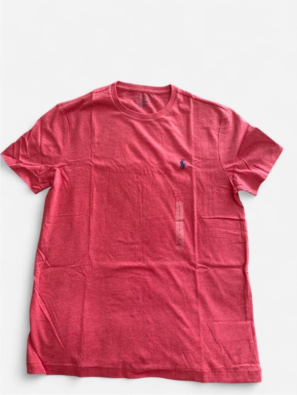 Polo by Ralph Lauren Short-Sleeve Crew Tee in Coral Red